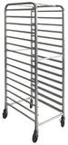 Omcan 13505 - Aluminum, Round Top Bun Pan Rack with 15 Slides and 4″ spacing