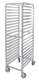 Omcan 13506 - Aluminum Curved Top Bun Pan Rack with 20 slides and 3″ spacing