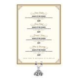 Omcan 13711 - Stainless Steel Menu Clip Holder