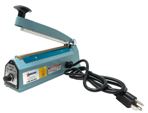 Omcan 14446 - Portable Impulse Sealer with 8″ seal bar and 2 mm seal width