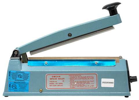 Omcan 14446 - Portable Impulse Sealer with 8″ seal bar and 2 mm seal width