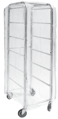 Omcan 18633 - 28″ x 24″ x 62″ Clear Nylon Rack Cover