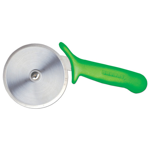 Omcan 18841 - 4" R-Style Pizza Cutter with Green Handle