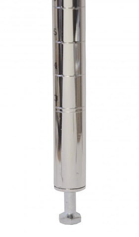 Omcan 20092 - 34" Chrome Post with Leveler