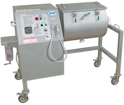Omcan 20366 - Biro VTS-100 Vacuum Marinating Tumbler with 100 lb Capacity and Stainless Steel Drums