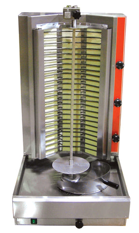 Omcan 20369 - Shawarma Grill / Doner Kebab Machine / Vertical Broiler with 66 lb. Capacity, Electric – 220 V, 1 Phase, 6 KW