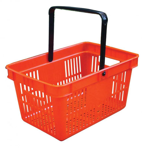 Omcan 21183 - Red Plastic Shopping Basket