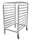 Omcan 22128 - Aluminum Round Top Bun Pan Rack with 10 slides and 3″ spacing