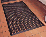 Omcan 23584 - Black Anti-Fatigue Mat – 36″ x 60″