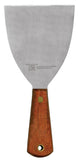 Omcan 23738 - 4.5″ x 4″ Pan Scraper with Wooden Handle and Hole