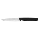 Omcan 24060 - 4" Paring Knife with Black Polypropylene Handle