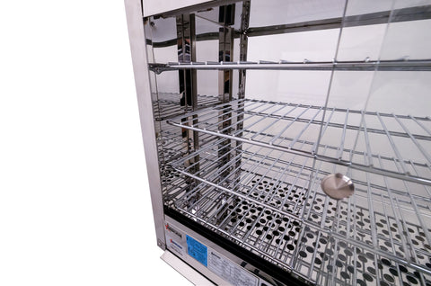 Omcan 26086 - 25" Display Warmer, 4 Shelves, Full-Service