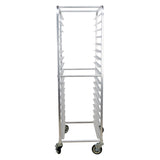 Omcan 27054 - Aluminum Bun Pan Rack with Curved Top – 18 slides