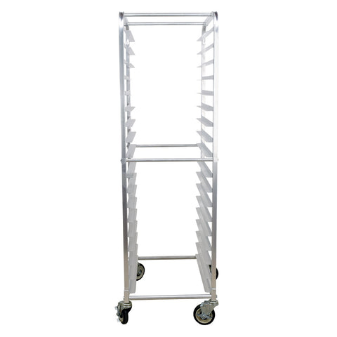 Omcan 27054 - Aluminum Bun Pan Rack with Curved Top – 18 slides