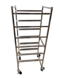 Omcan 27056 - Stainless Steel Universal Rack with 6 Slides and 9″ Spacing