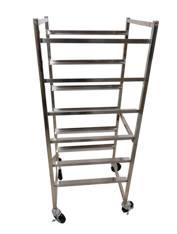 Omcan 27056 - Stainless Steel Universal Rack with 6 Slides and 9″ Spacing