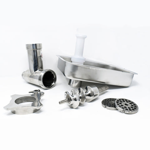 Omcan 27142 - #12 Stainless Steel Grinder Head Attachment – Complete Unit