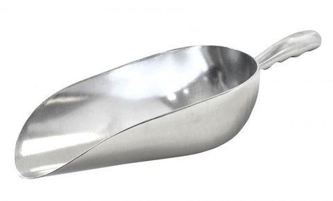 Omcan 27684 - 85 oz One-Piece Aluminum Scoop with Round Bottom