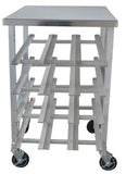Omcan 27770 - Can Rack with 4 Layers of Can Storage