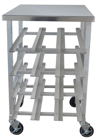 Omcan 27770 - Can Rack with 4 Layers of Can Storage