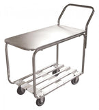 Omcan 31277 - 36″ x 18″ All-Stainless Steel Heavy Duty Stock Cart with Solid Top