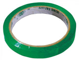 Omcan 31351 - 3/8″ x 216′ (9 mm x 66m) Green Poly Bag Sealing Tape – Pack of 16 Rolls