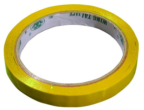 Omcan 31352 - 3/8″ x 216′ (9 mm x 66m) Yellow Poly Bag Sealing Tape – Pack of 16 Rolls