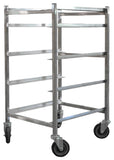 Omcan 31755 - Stainless Steel Universal Flat Top Rack with 5 Slides and 9″ Spacing