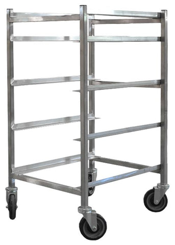 Omcan 31755 - Stainless Steel Universal Flat Top Rack with 5 Slides and 9″ Spacing