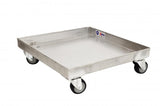 Omcan 31858 - 16-Gauge 304 Stainless Steel Dish Rack Dolly/Cart