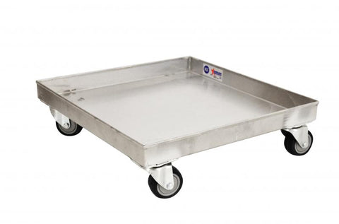 Omcan 31858 - 16-Gauge 304 Stainless Steel Dish Rack Dolly/Cart