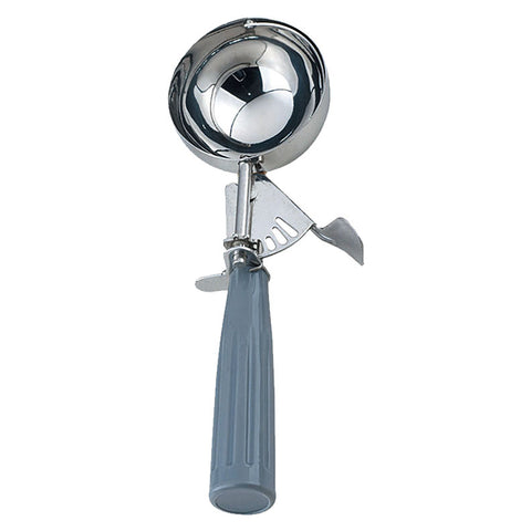 Omcan 34841 - 4 oz Ice Cream Disher with Grey Plastic Handle (Size 8)