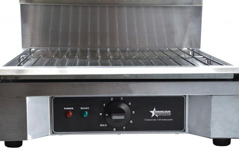 Omcan 39581 - Stainless Steel Quartz Adjustable Salamander with 14″ x 17.71″ Warming Base