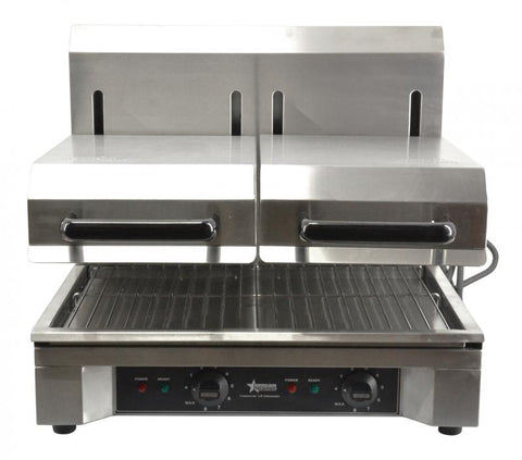 Omcan 39582 - Stainless Steel Double Adjustable Salamander