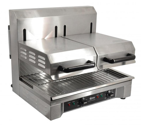 Omcan 39582 - Stainless Steel Double Adjustable Salamander