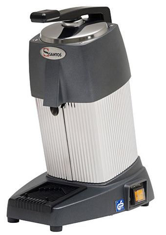 Omcan 39687 - Santos #10 Citrus Juice Extractor with Leveler, 30 Liter/hour - Black