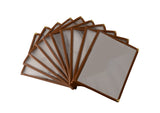 Omcan 39797 - Double-Fold Brown Menu Holder