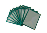 Omcan 39799 - 9 1/2″ x 11 3/4″ Green Triple-Fold Menu Holder