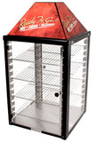 Omcan 39853 - 18" Countertop Food Display Warmer, 4 Shelves, Self/Full-Service – 120V, 640W