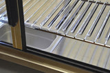 Omcan 40003 - 26" Display Warmer, 3 Shelves, Sliding Front and Back Doors, Self/Full-Service, 3.3 cu.ft. (96 L) Capacity