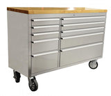 Omcan 40463 - 56" Mobile Working Bench with 10 Drawers