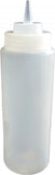Omcan 40476 - 32 oz Clear Vinegar Condiment Squeeze Bottle – BPA Free