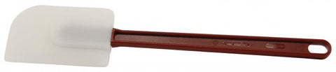 Omcan 40572 - 10" High Temperature Silicone Scraper with Red Handle