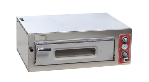 Omcan 40635 - Trento Entry Max Series 39″ Single Chamber Pizza Oven with 27.6″ Chamber – 230 V, 3 Ph, 5.6 kW