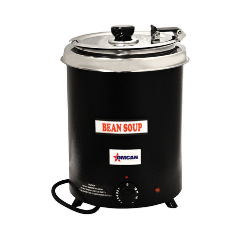 Omcan 41080 - 6 qt Black Soup Kettle