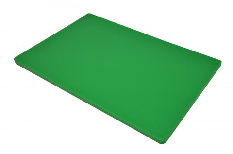 Omcan 41198 - 12″ x 18″ x 1/2″ Polyethylene Green Rigid Cutting Board