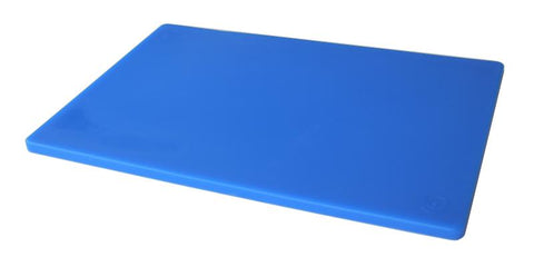 Omcan 41209 - 18″ x 24″ x 1/2″ Polyethylene Blue Rigid Cutting Board