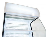 Omcan 41465 - 34″ Two (2) Shelf Refrigerated Floor Open Display Case, 12.7 cu.ft (360 L), White