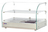 Omcan 41870 - 22" Countertop Display Warmer,  2 Shelves,  2 Rear Hinged Doors, Full-Service, 1.59 cu.ft. (45 L) Capacity