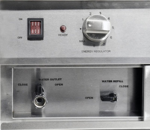 Omcan 41883 - 2 x 2.5 Gallon (9L) Double Tank Electric Countertop Pasta Cooker (240V)